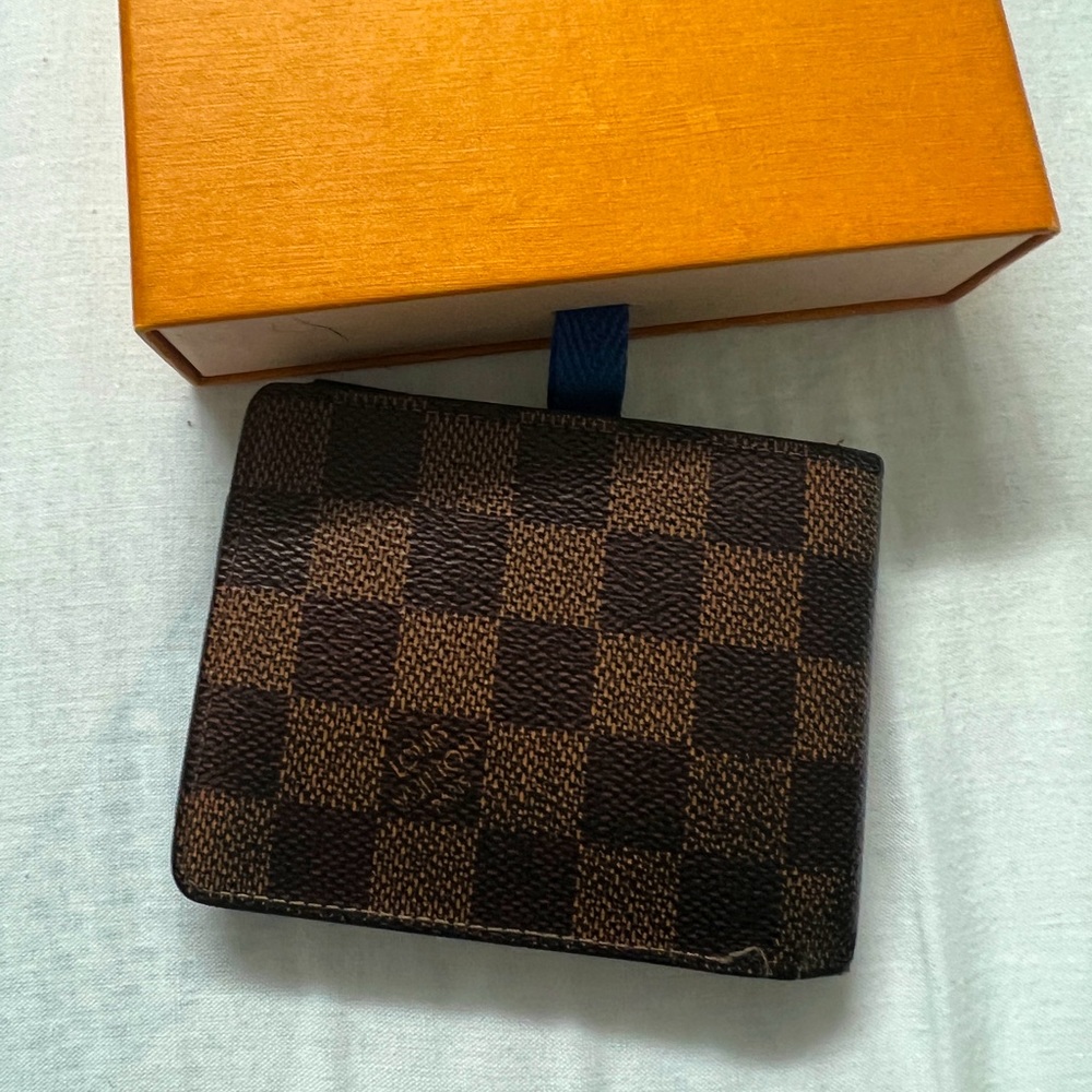 Louis Vuitton Slender Damier Graphite Portefeuille Multiple Bifold Authentic - Picture 4 of 8